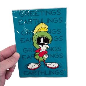 Looney Tunes Marvin the Martian Greetings Earthlings Small Photo Album